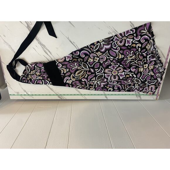 Miss Dorby Y2K Halter Dress Size 14 Purple Fairy Whimisgoth Tie Midi Flowy - Picture 7 of 8